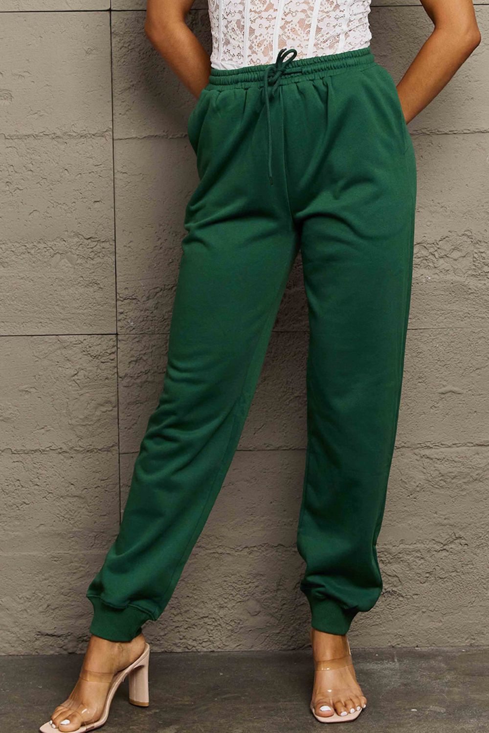 Simply Love Full Size Drawstring Sweatpants - AllIn Computer
