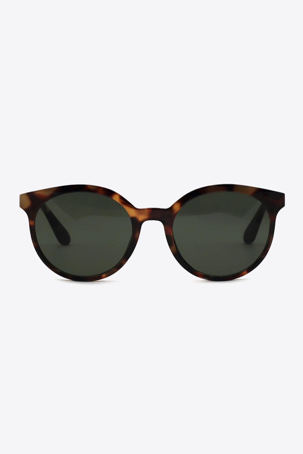 Tortoiseshell Round Polycarbonate Sunglasses - AllIn Computer