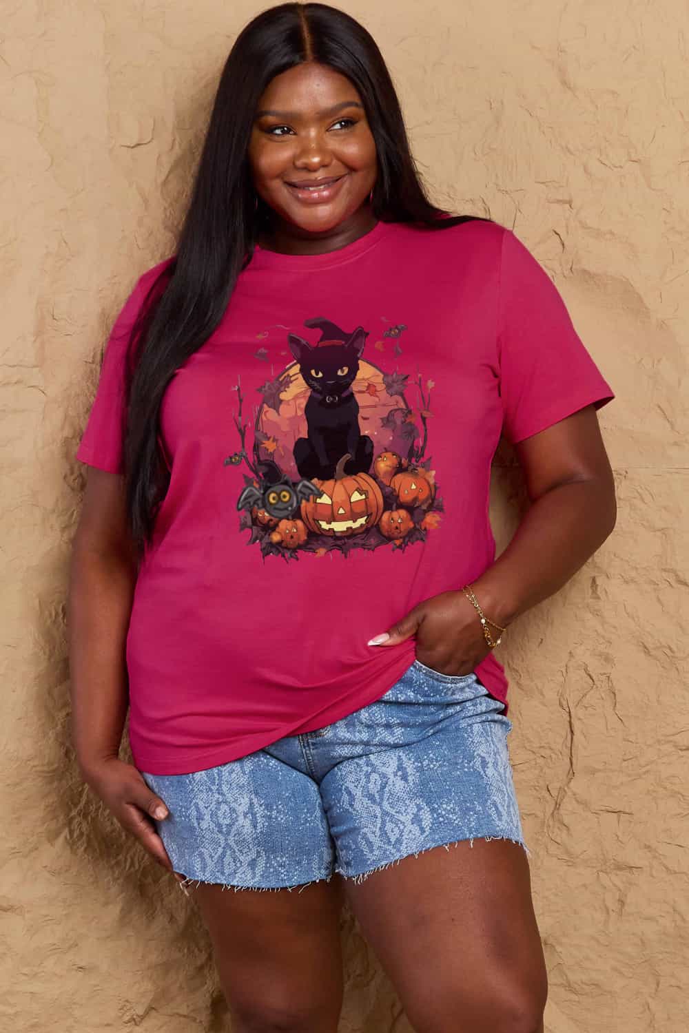 Simply Love Full Size Halloween Theme Graphic T-Shirt - AllIn Computer