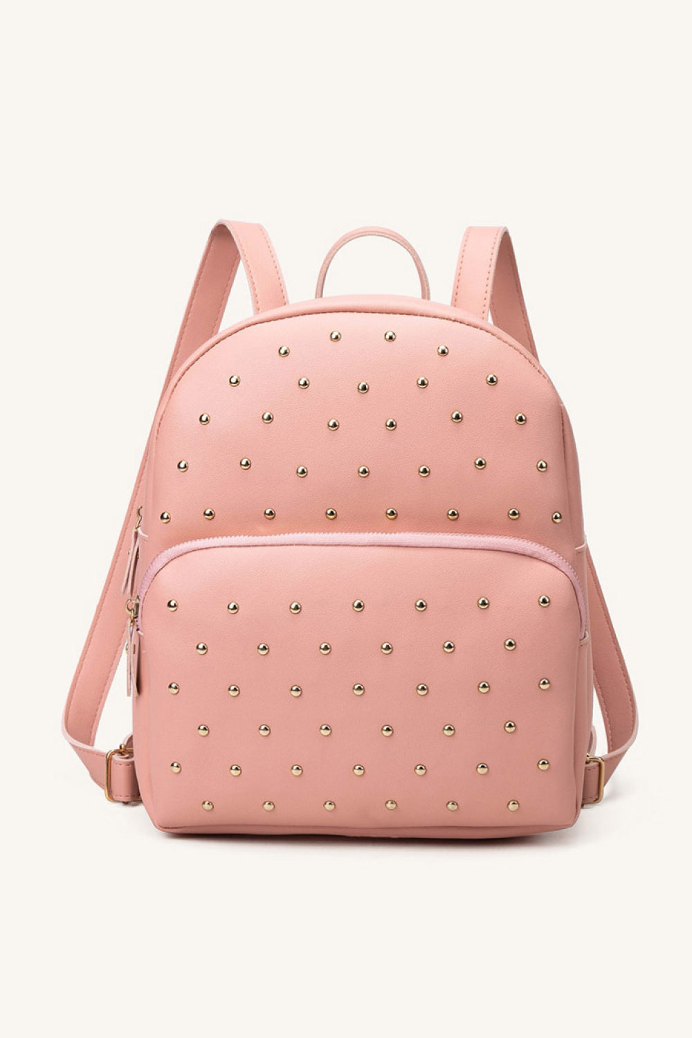 Studded PU Leather Backpack - AllIn Computer