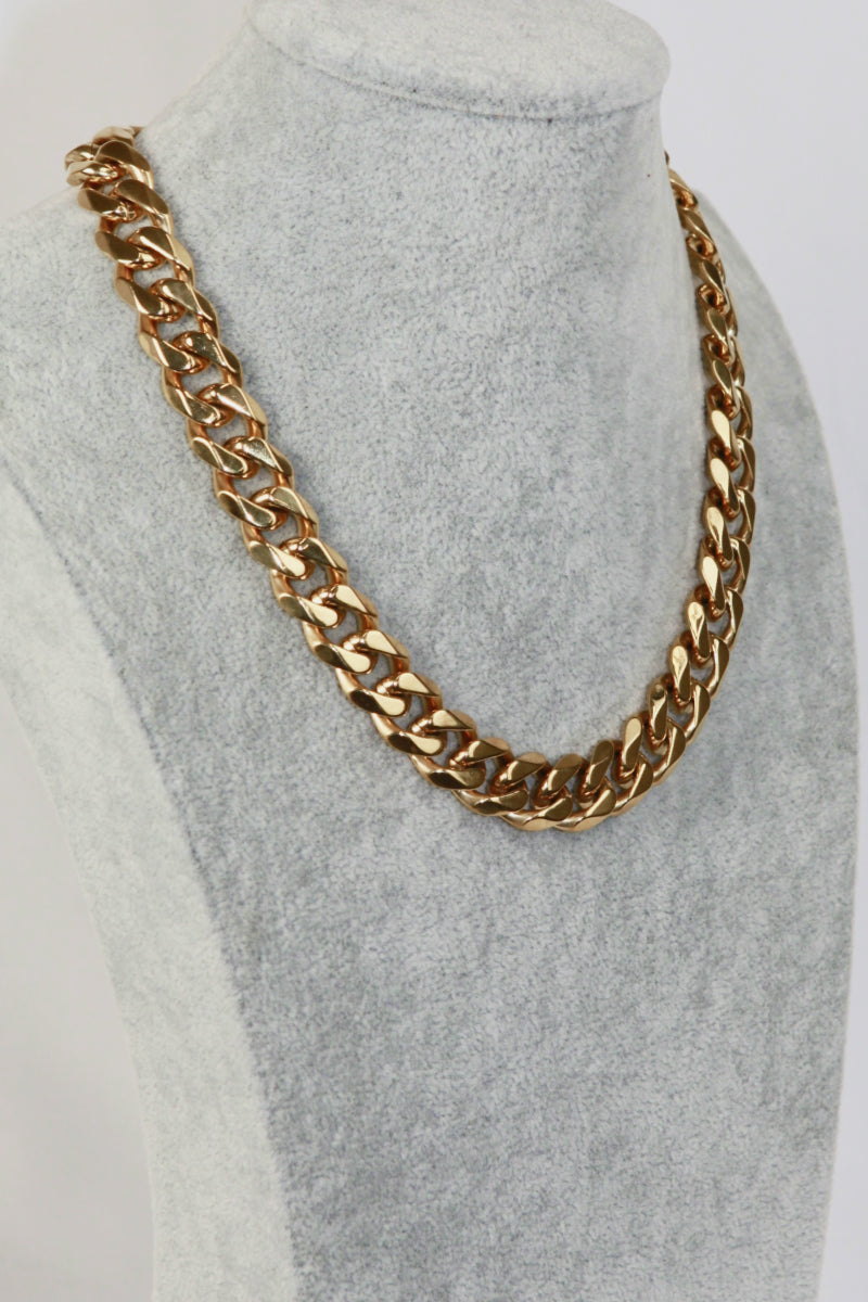 Thick Curb Chain Stainless Steel Necklace - AllIn Computer