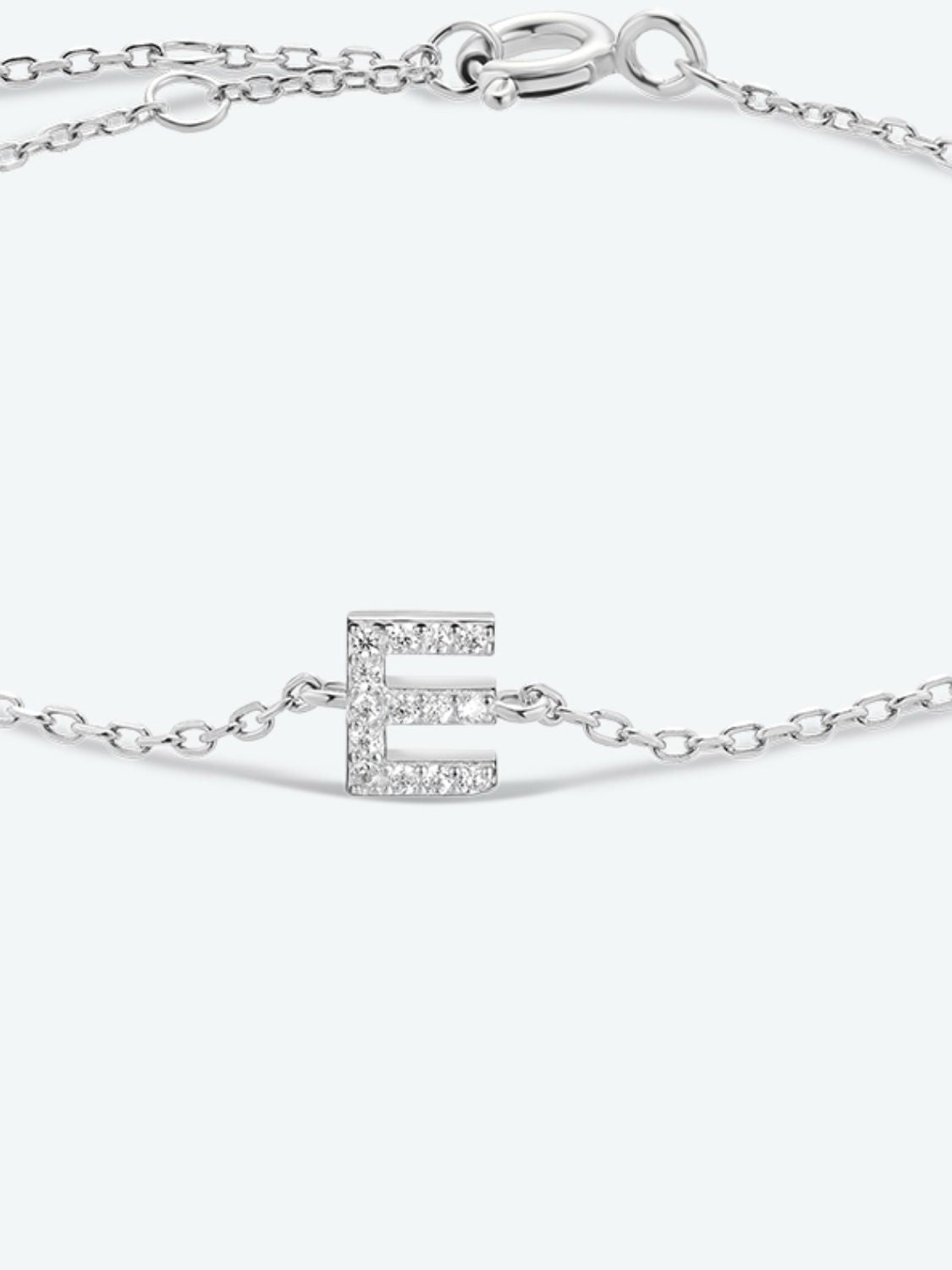 A To F Zircon 925 Sterling Silver Bracelet - AllIn Computer