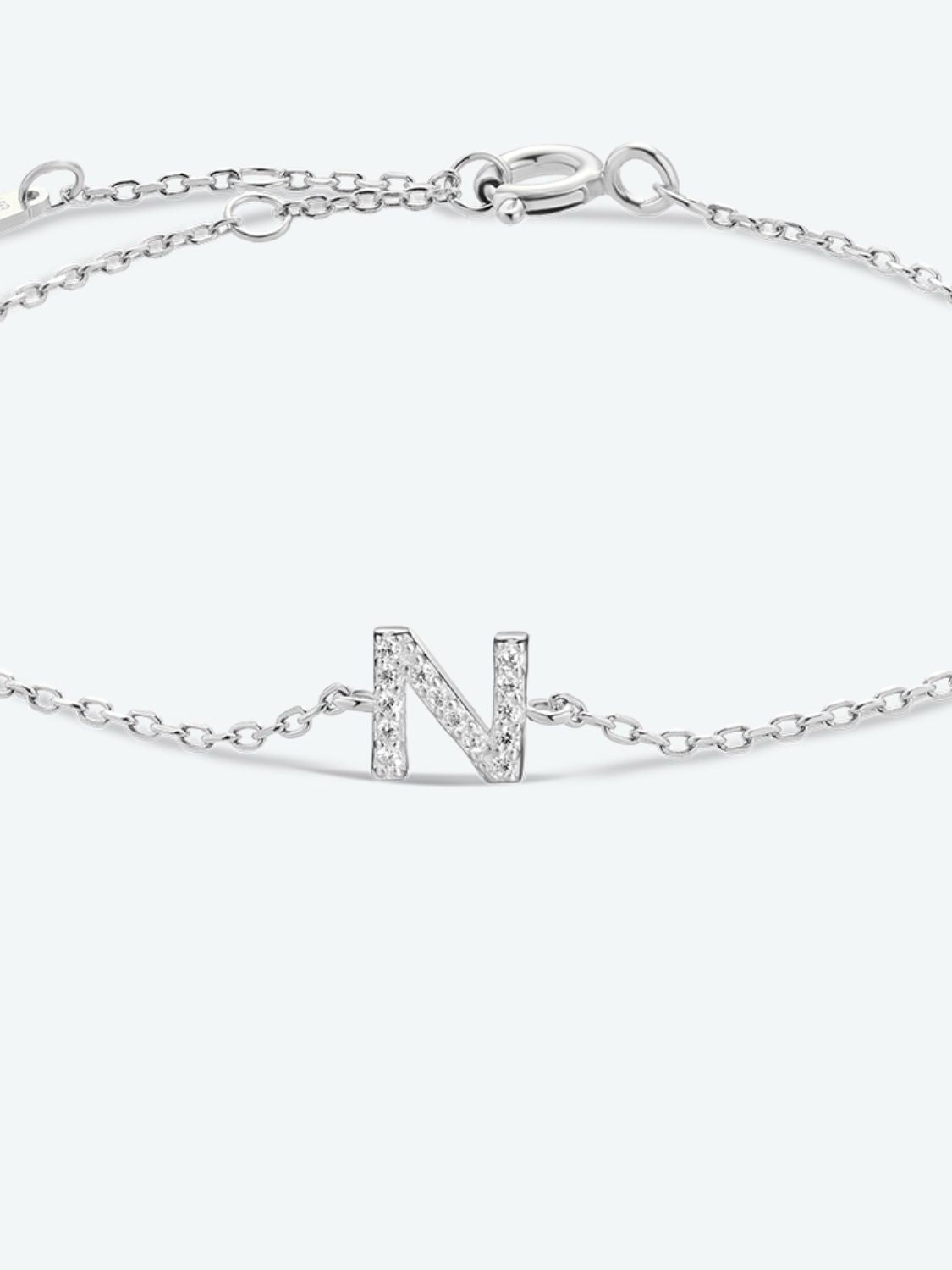 L To P Zircon 925 Sterling Silver Bracelet - AllIn Computer