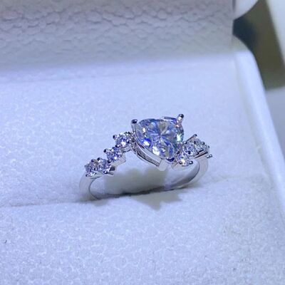 1 Carat Moissanite 925 Sterling Silver Ring - AllIn Computer