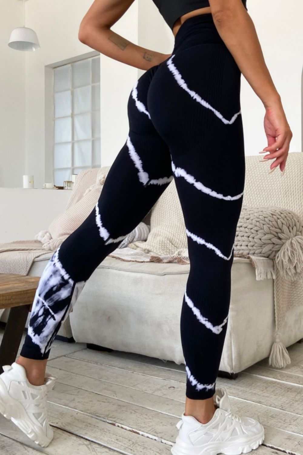 Slim Fit High Waist Long Active Pants - AllIn Computer