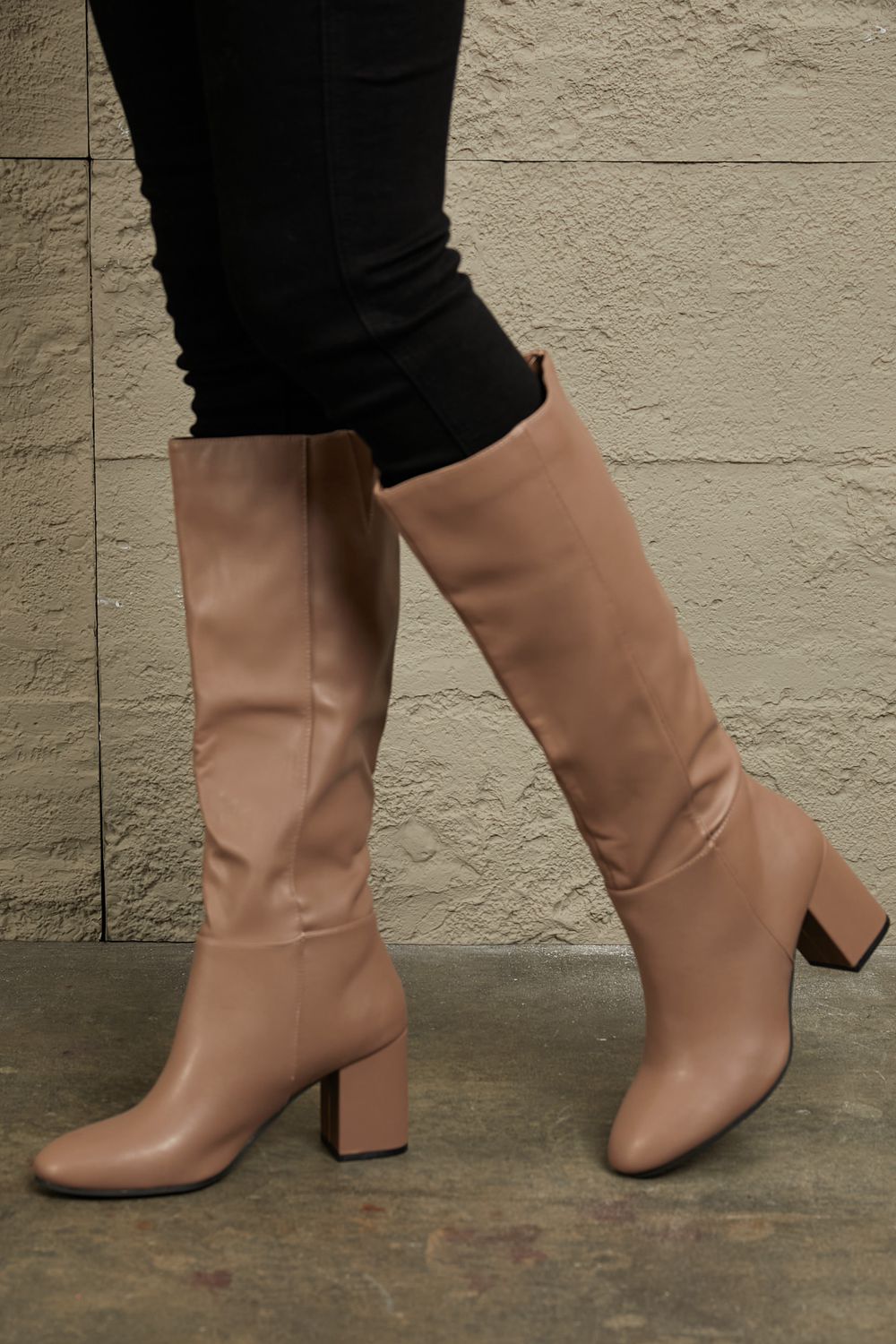 East Lion Corp Block Heel Knee High Boots | CLOTHING,SHOES & ACCESSORIES | boots, East Lion Corp, knee high, Ship from USA, shoes | Trendsi