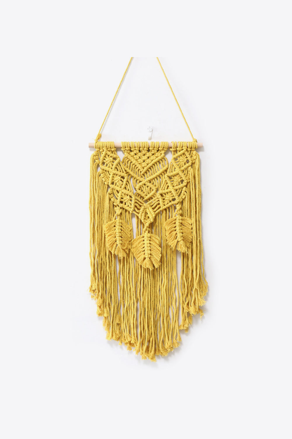 Fully Handmade Fringe Macrame Hanging Wall Piece - AllIn Computer
