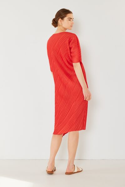 Marina West Swim Pleated Dolman Sleeve Dress - AllIn Computer