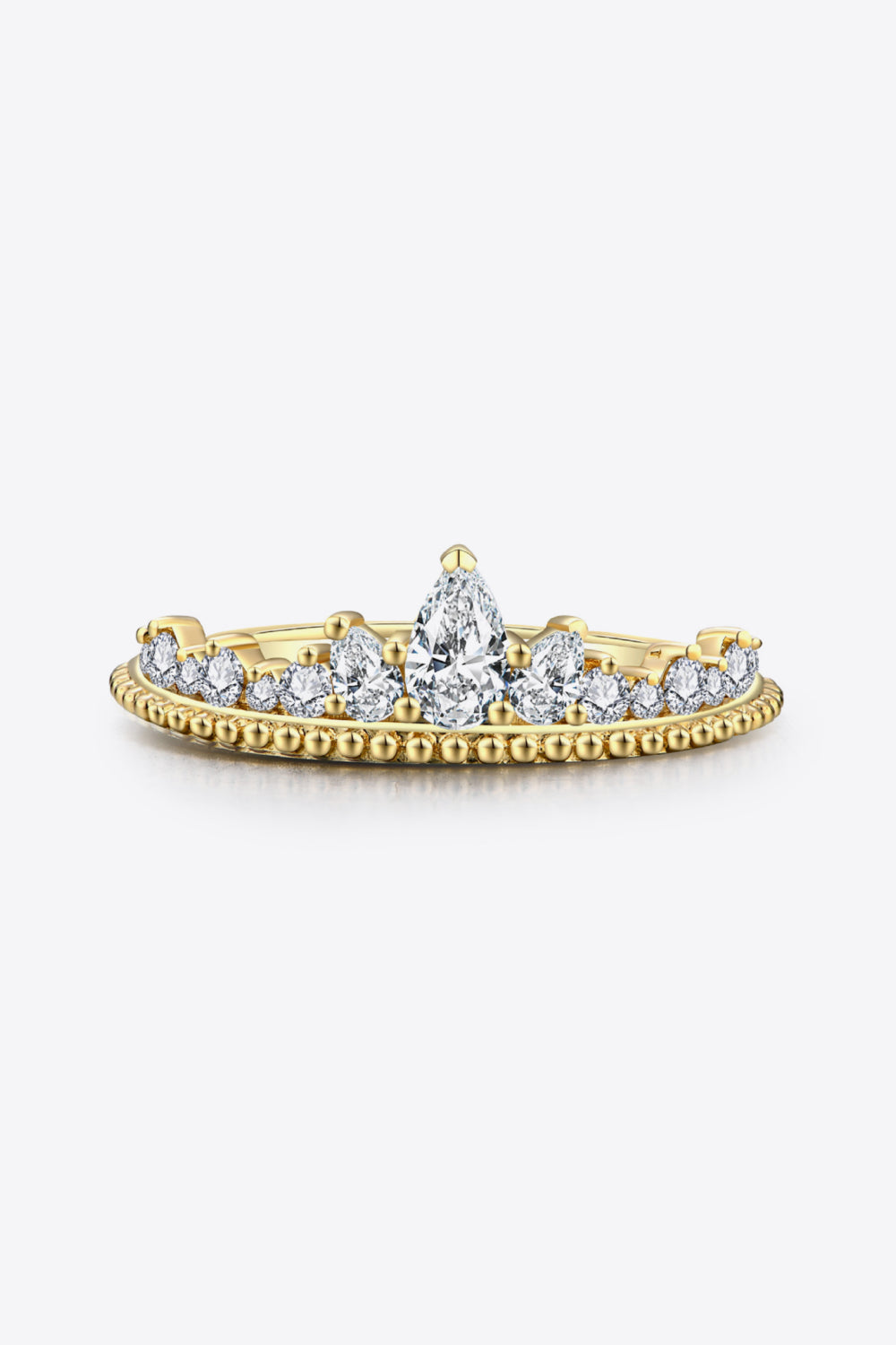 Crown Shape Moissanite Ring - AllIn Computer