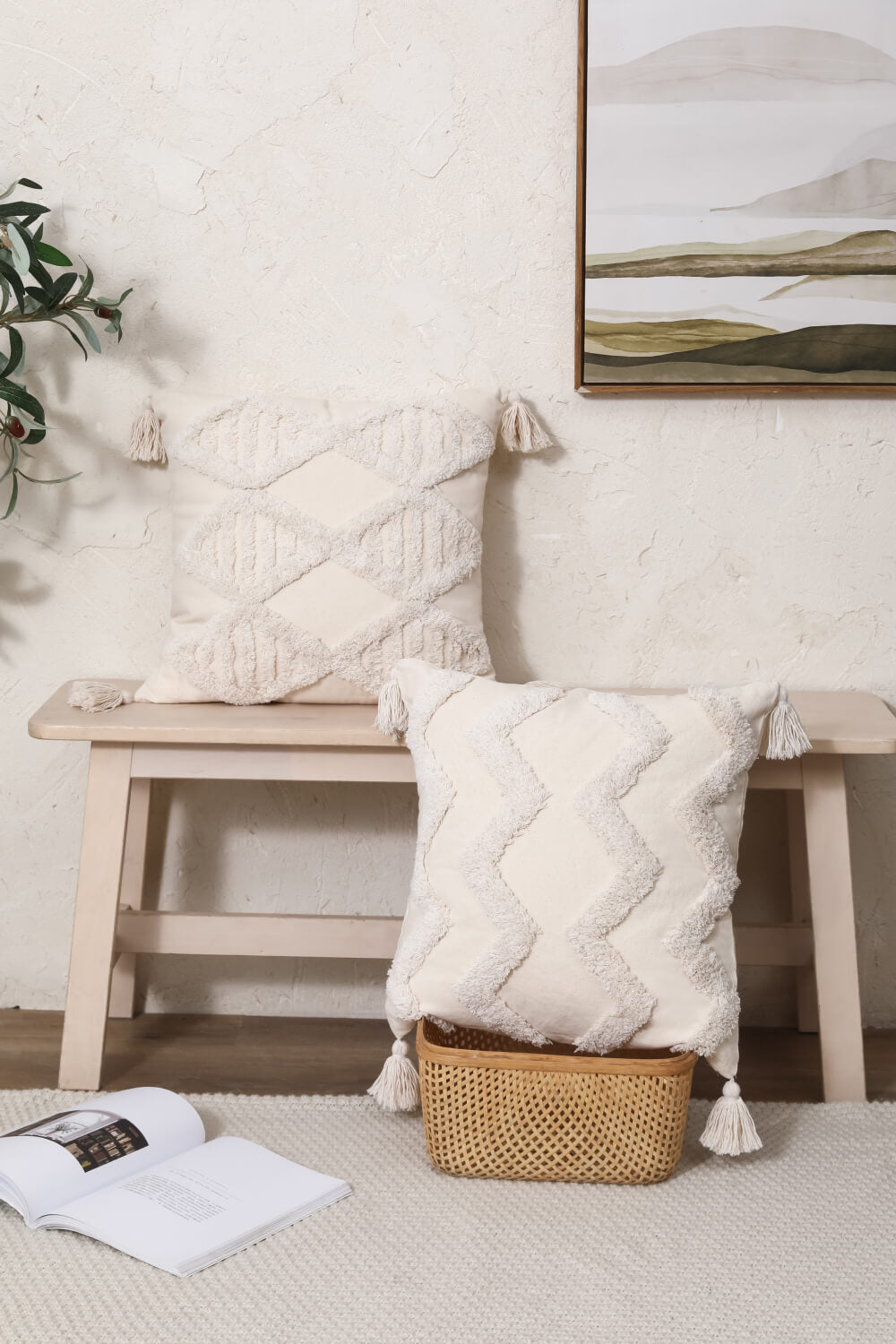 Fringe Decorative Throw Pillow Case - AllIn Computer