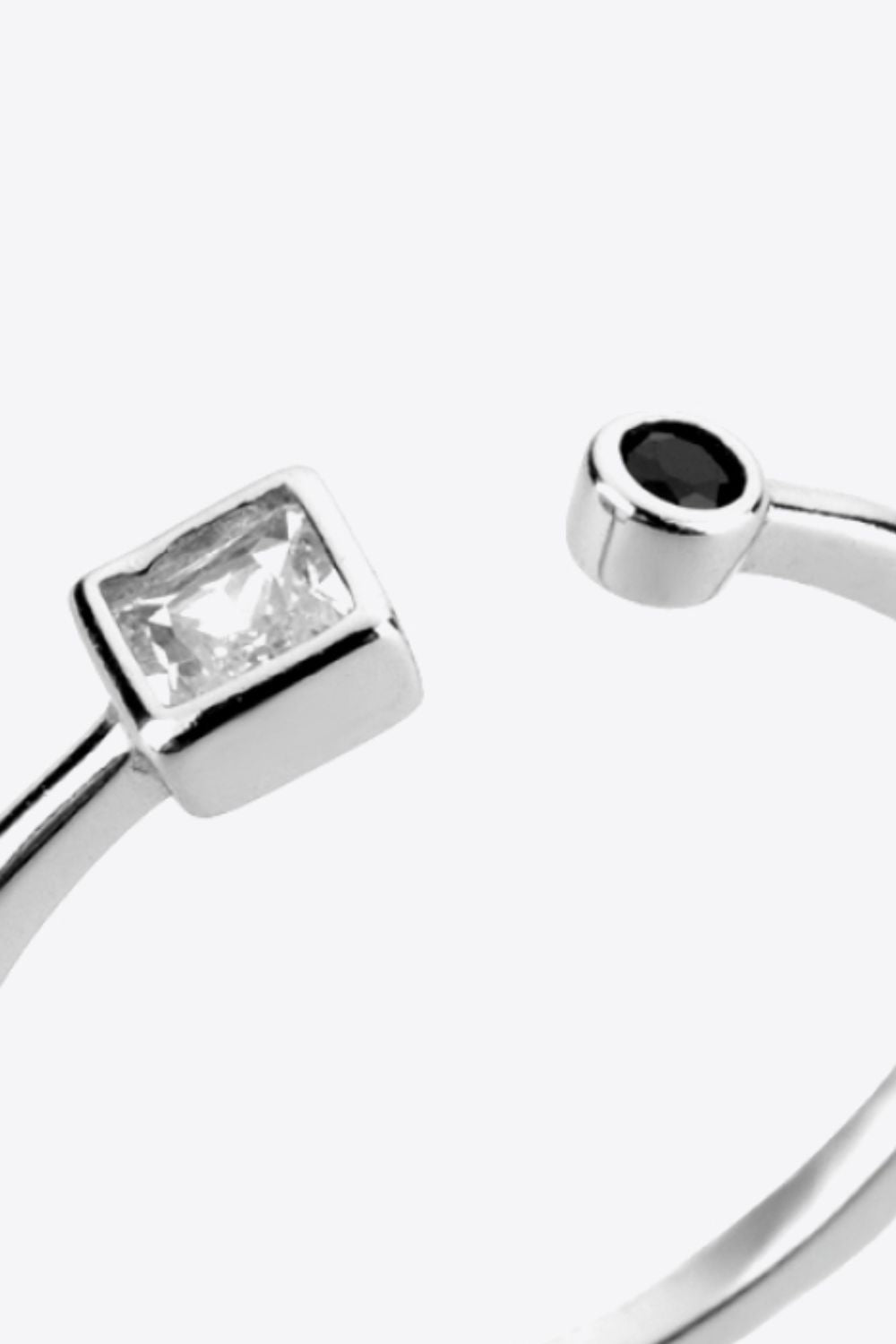 Zircon 925 Sterling Silver Open Ring - AllIn Computer