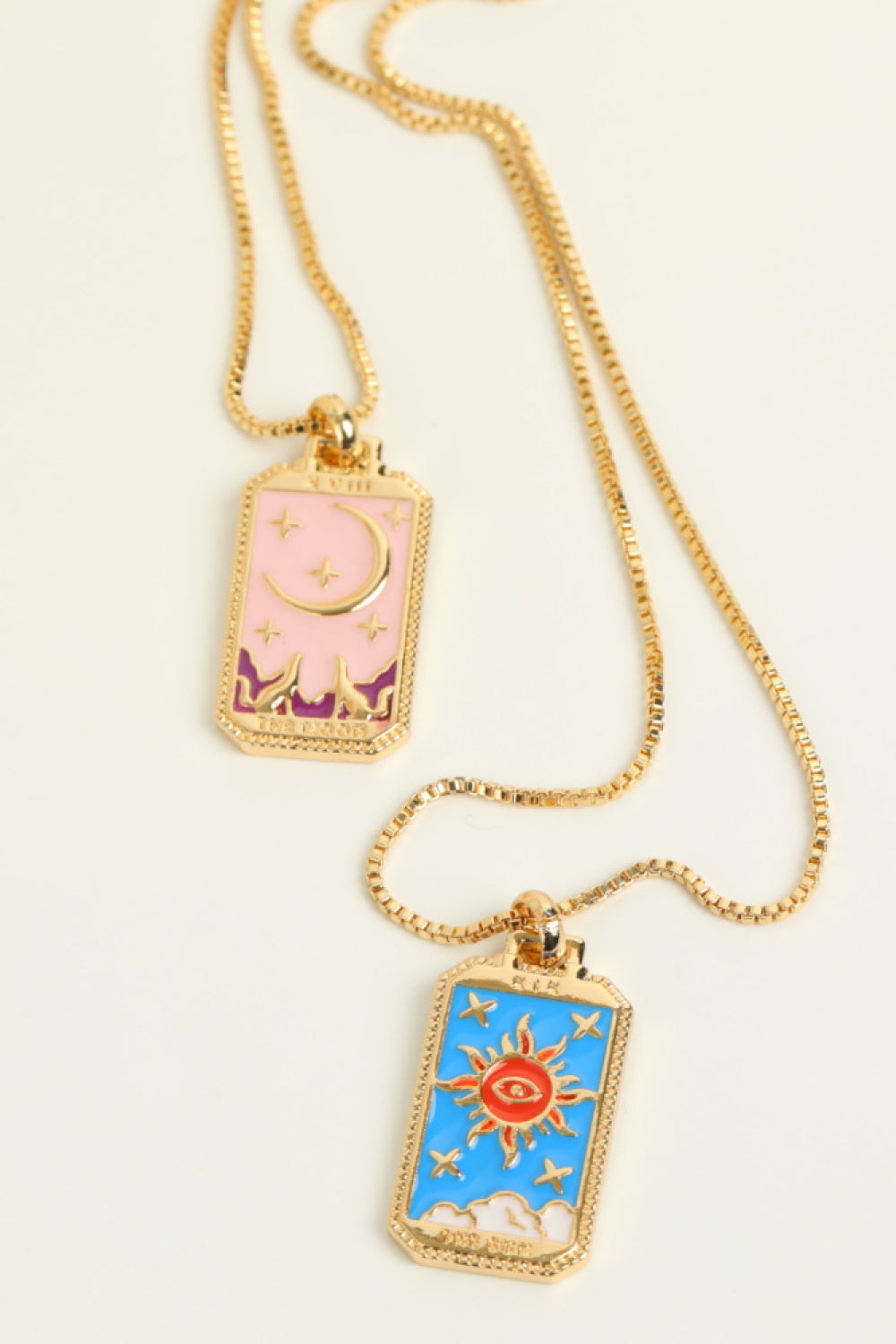 Tarot Card Pendant Copper Necklace - AllIn Computer
