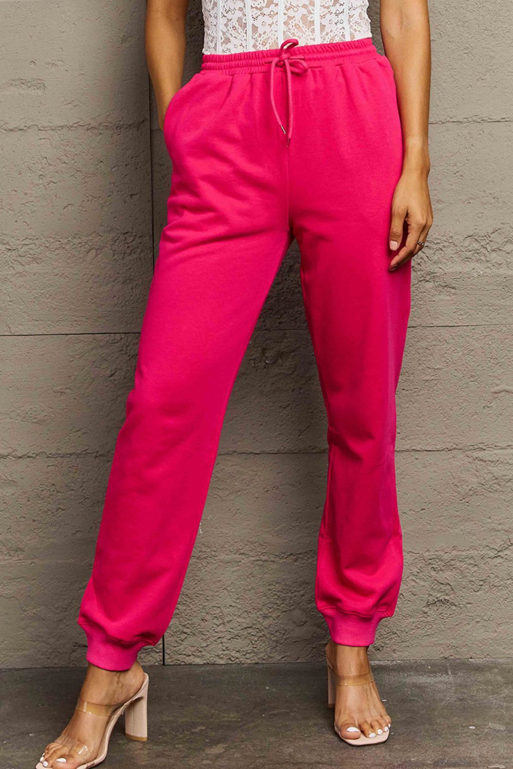 Simply Love Full Size Drawstring Sweatpants - AllIn Computer