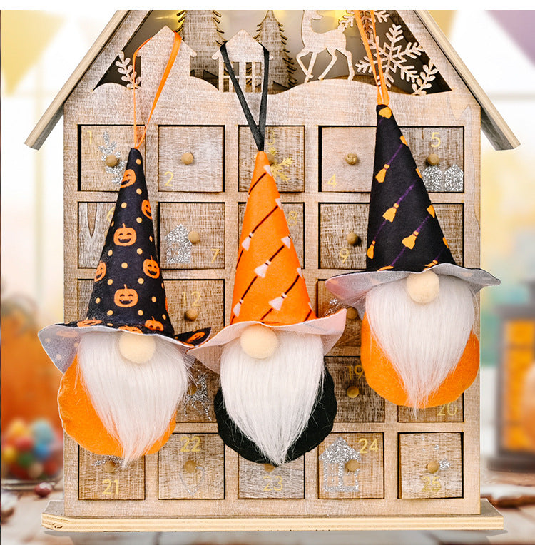 Assorted 2-Piece Halloween Element Gnome Hanging Widgets - AllIn Computer