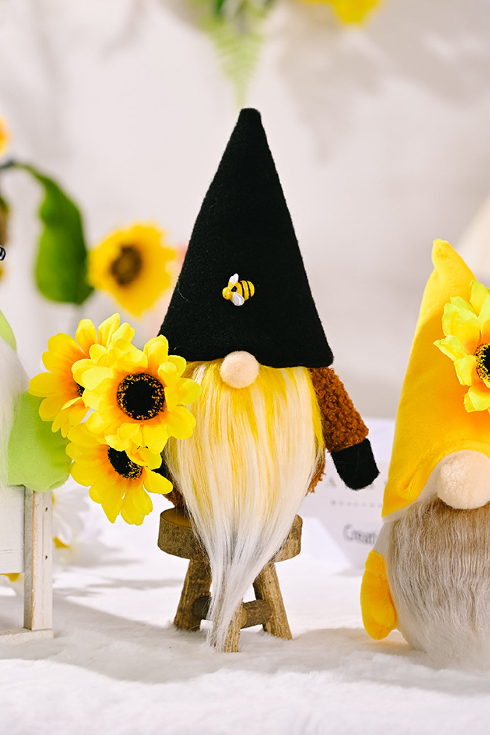 Random 3-Pack Sunflower Faceless Gnomes - AllIn Computer