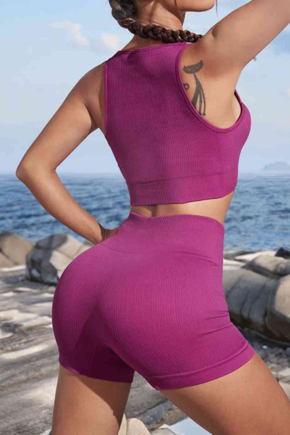 Cutout Two-Piece Sports Set - AllIn Computer