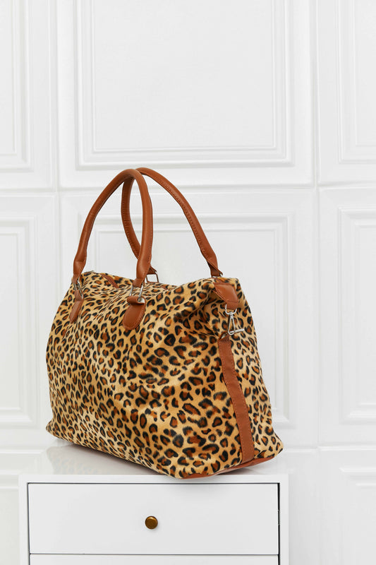 Animal Print Brushed Weekender Bag - AllIn Computer