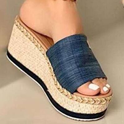 PU Leather Open Toe Sandals - AllIn Computer