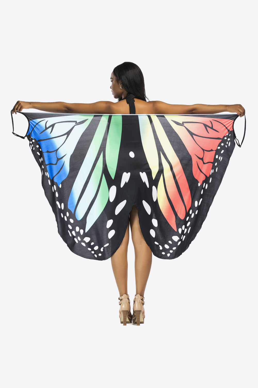 Butterfly Spaghetti Strap Cover Up - AllIn Computer