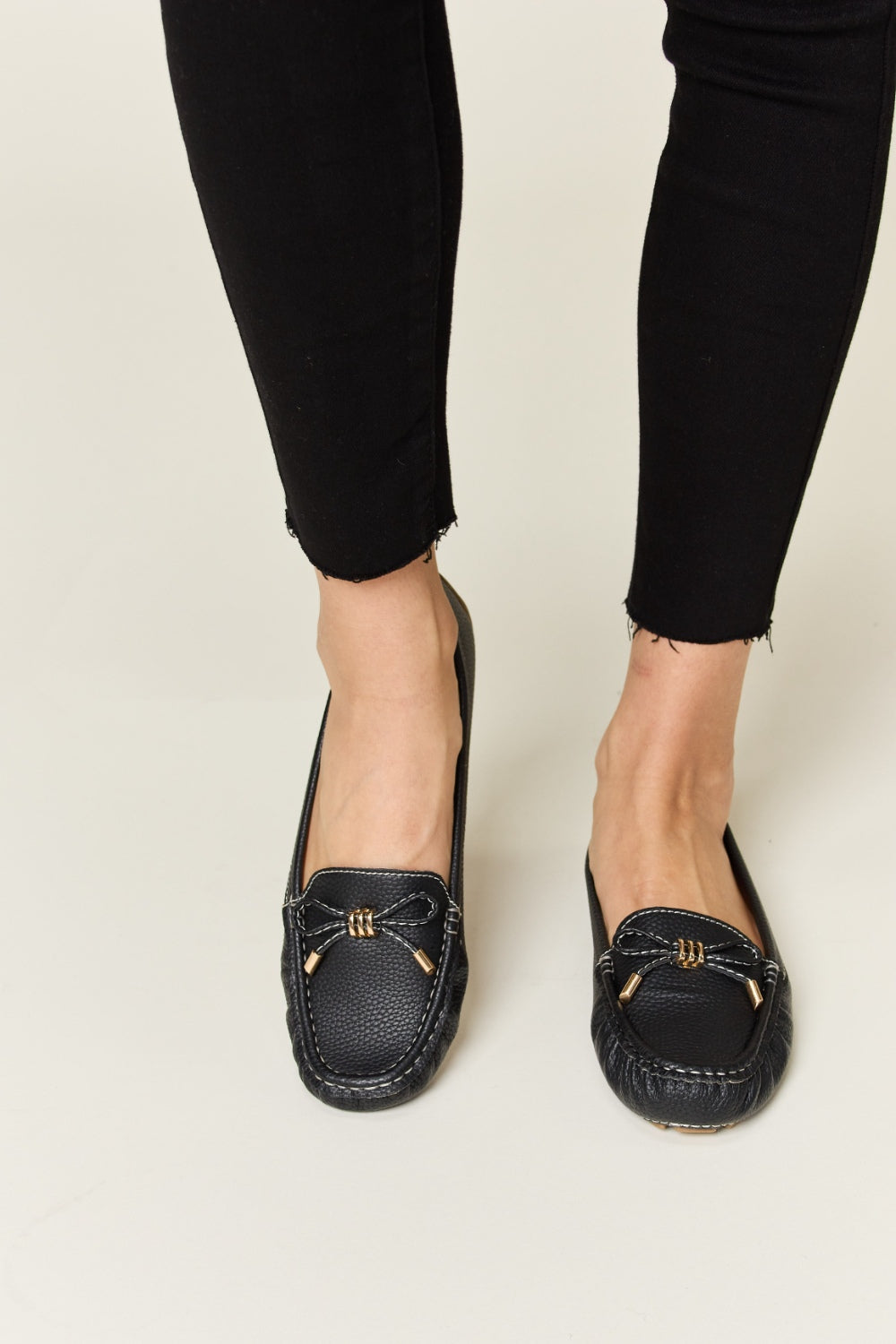 Forever Link Slip On Bow Flats Loafers - AllIn Computer