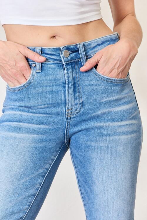 RISEN Full Size Mid Rise Skinny Jeans - AllIn Computer