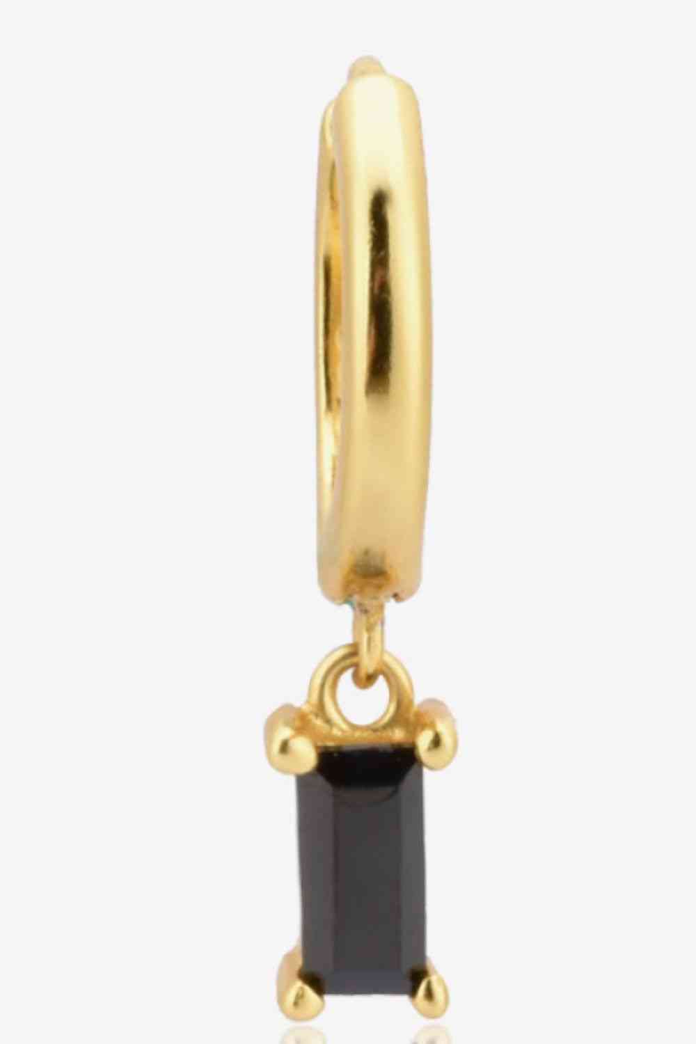 Zircon Huggie Drop Earrings - AllIn Computer