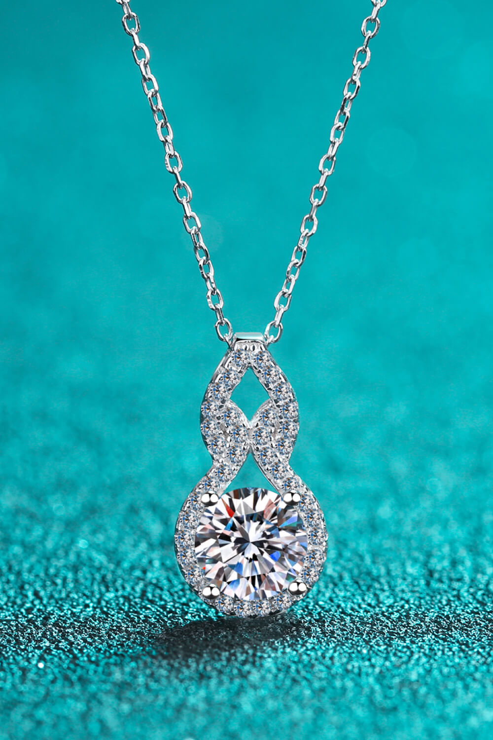 1 Carat Moissanite Pendant Necklace - AllIn Computer
