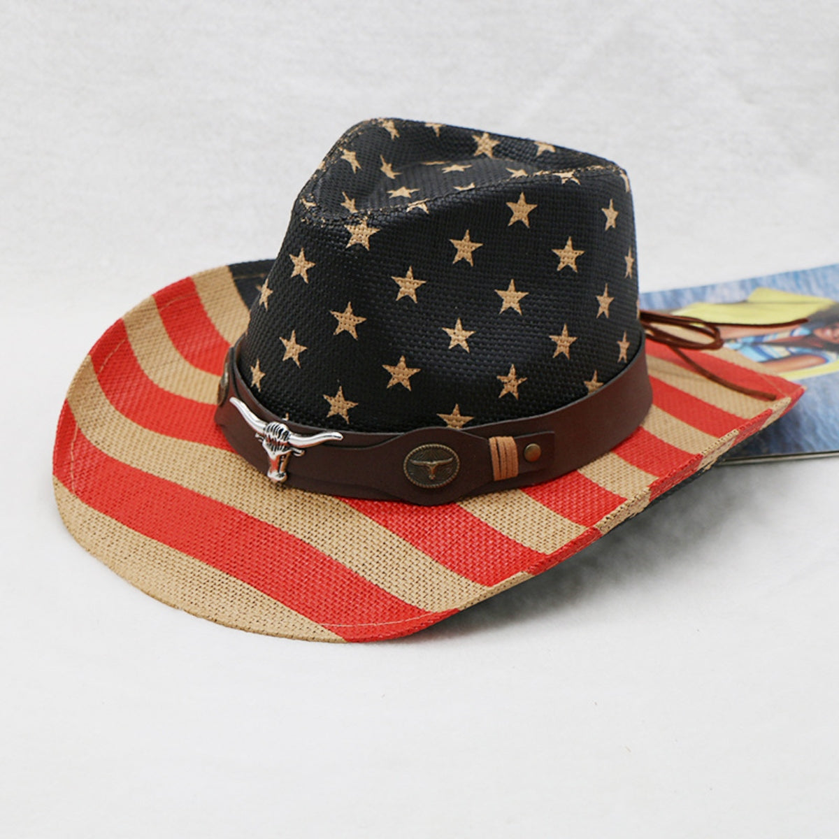 US Flag Print Paper Cloth Hat - AllIn Computer