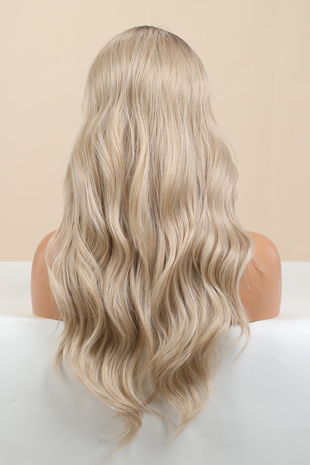 13*2" Wave Lace Front Synthetic Wigs in Gold 26" Long 150% Density - AllIn Computer