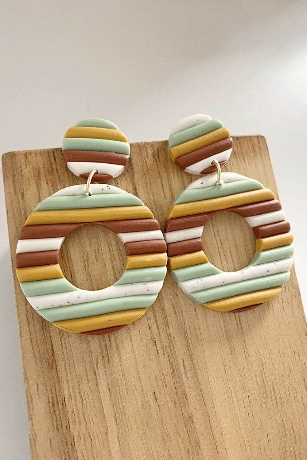 Round Shape Dangle Earrings - AllIn Computer