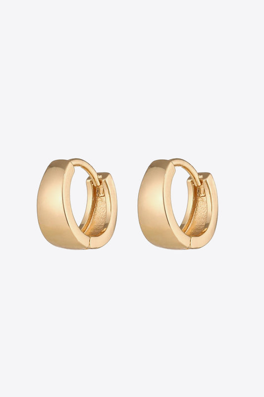 Minimalist Copper Wide Earrings - AllIn Computer