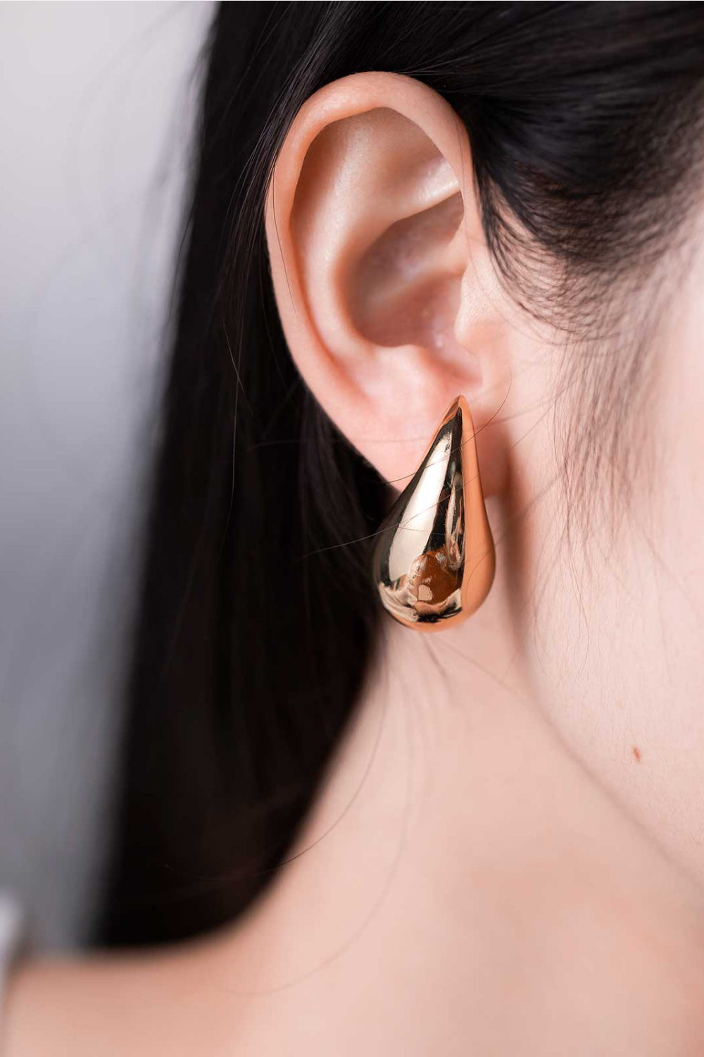 Large Size Water Drop Brass Earrings - AllIn Computer