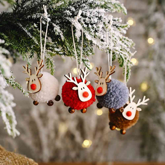 4-Piece Reindeer Hanging Widgets - AllIn Computer