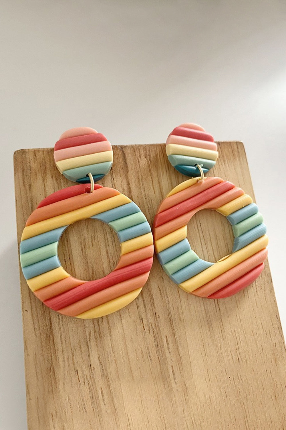 Round Shape Dangle Earrings - AllIn Computer