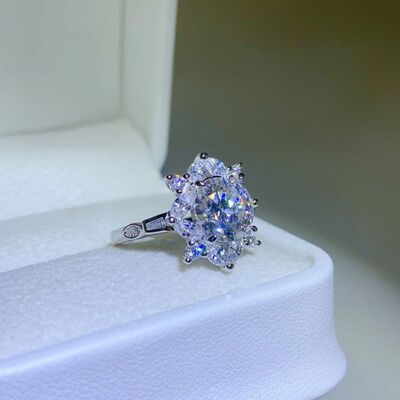 2 Carat Moissanite 925 Sterling Silver Ring - AllIn Computer