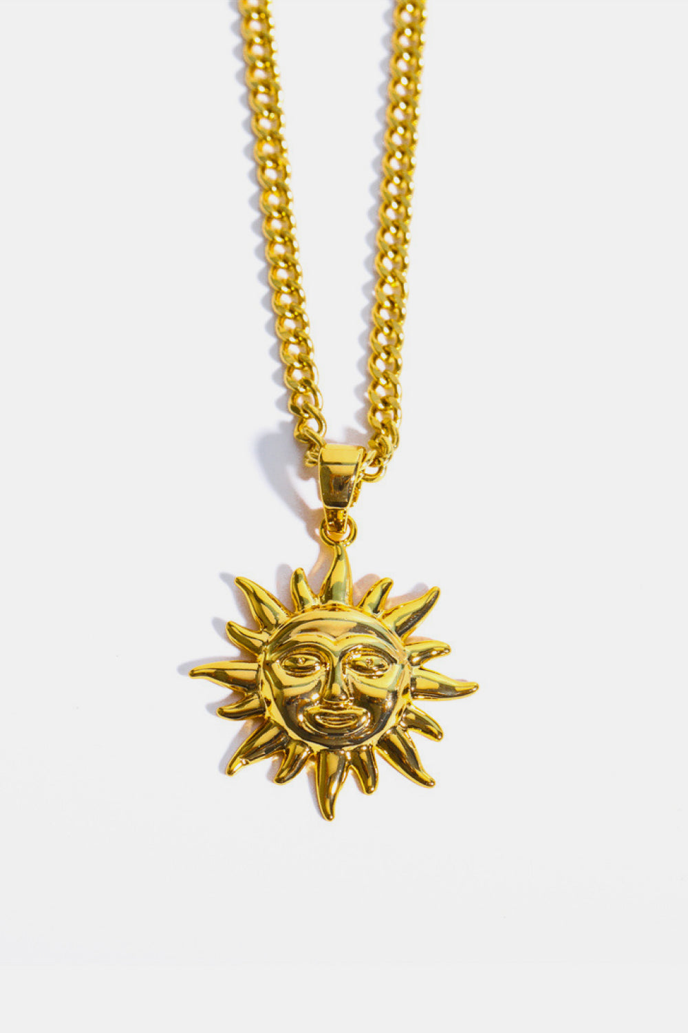 Sun Pendant Copper Necklace - AllIn Computer