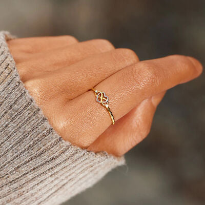 Number 8 Heart 925 Sterling Silver Ring - AllIn Computer