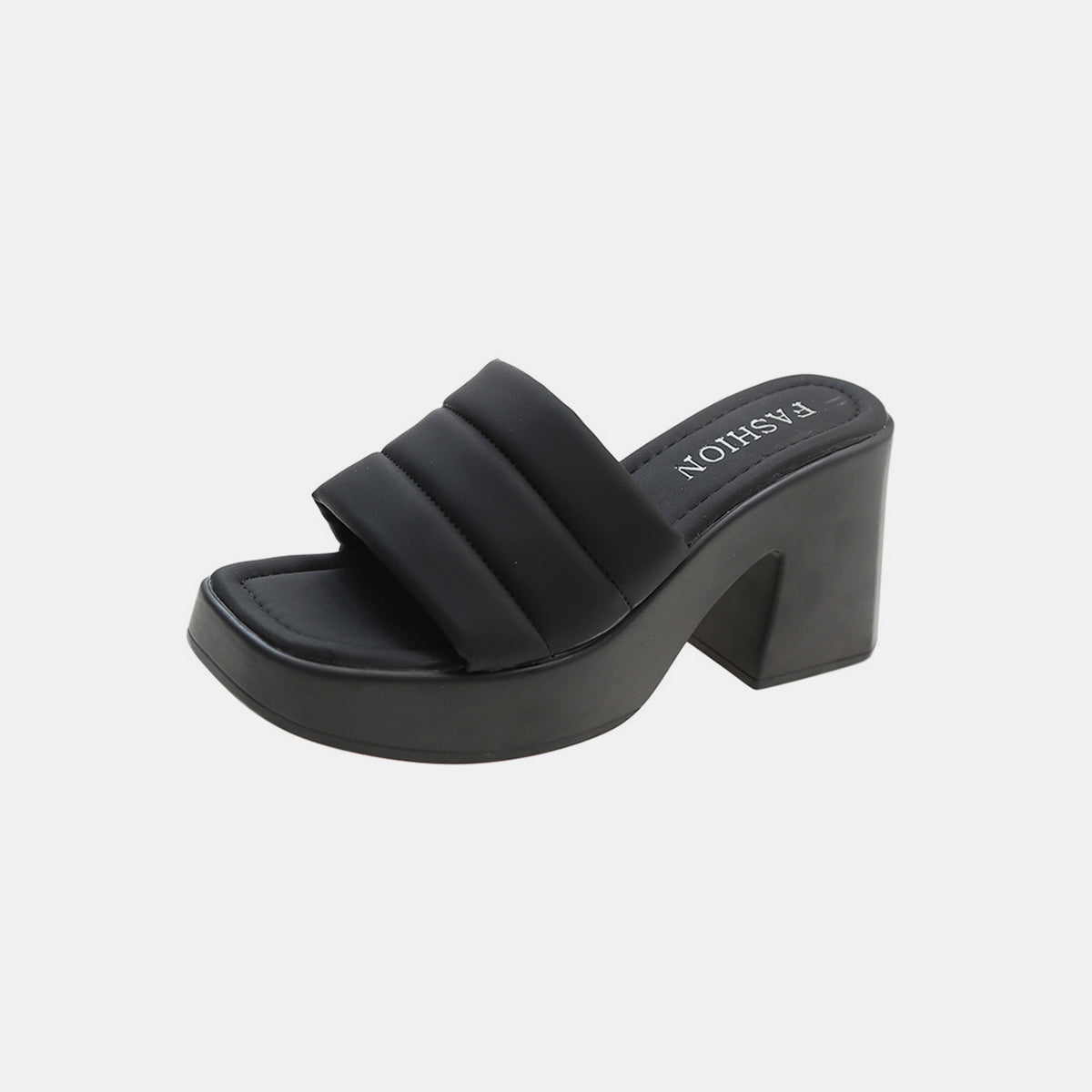Open Toe Block Heel Sandals - AllIn Computer