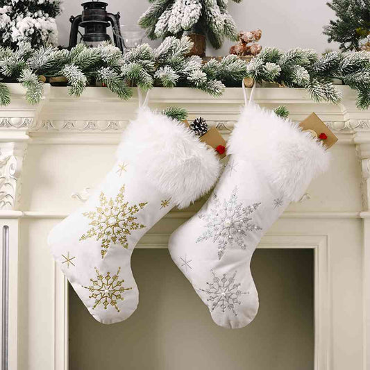 Snowflake Christmas Stocking - AllIn Computer