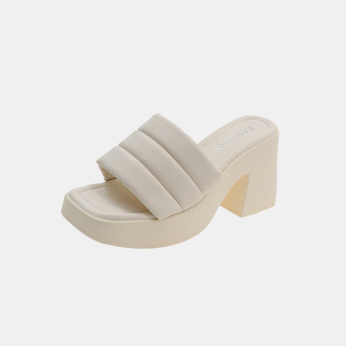 Open Toe Block Heel Sandals - AllIn Computer