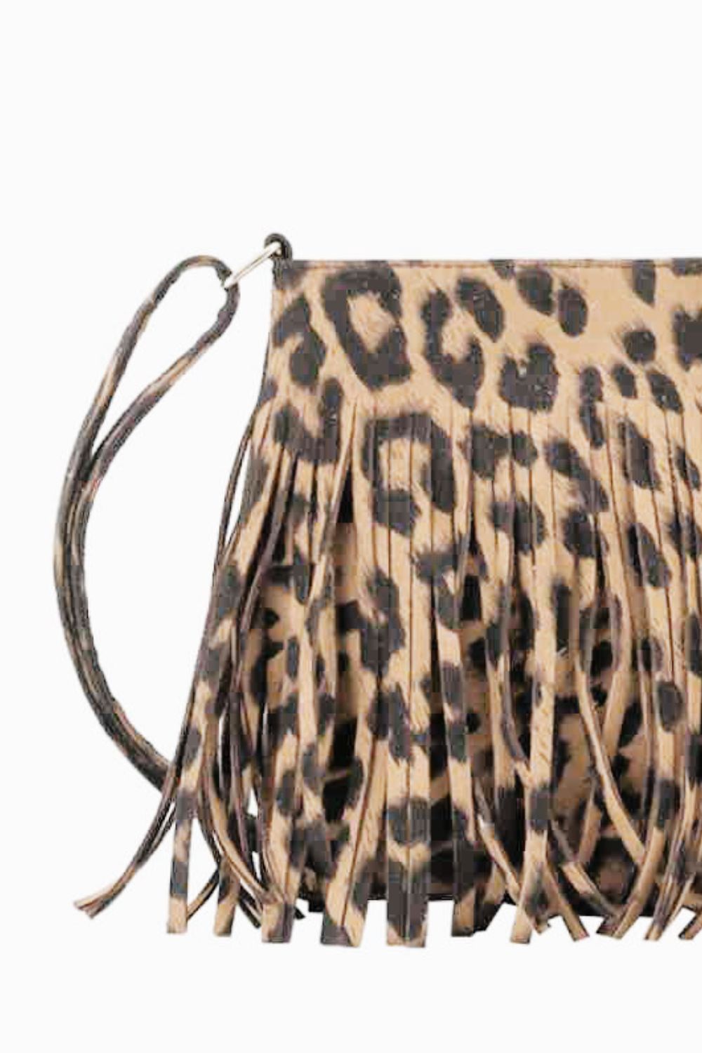Adored PU Leather Crossbody Bag with Fringe - AllIn Computer