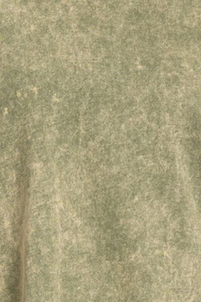 Zenana Heathered Round Neck Short Sleeve Blouse - AllIn Computer