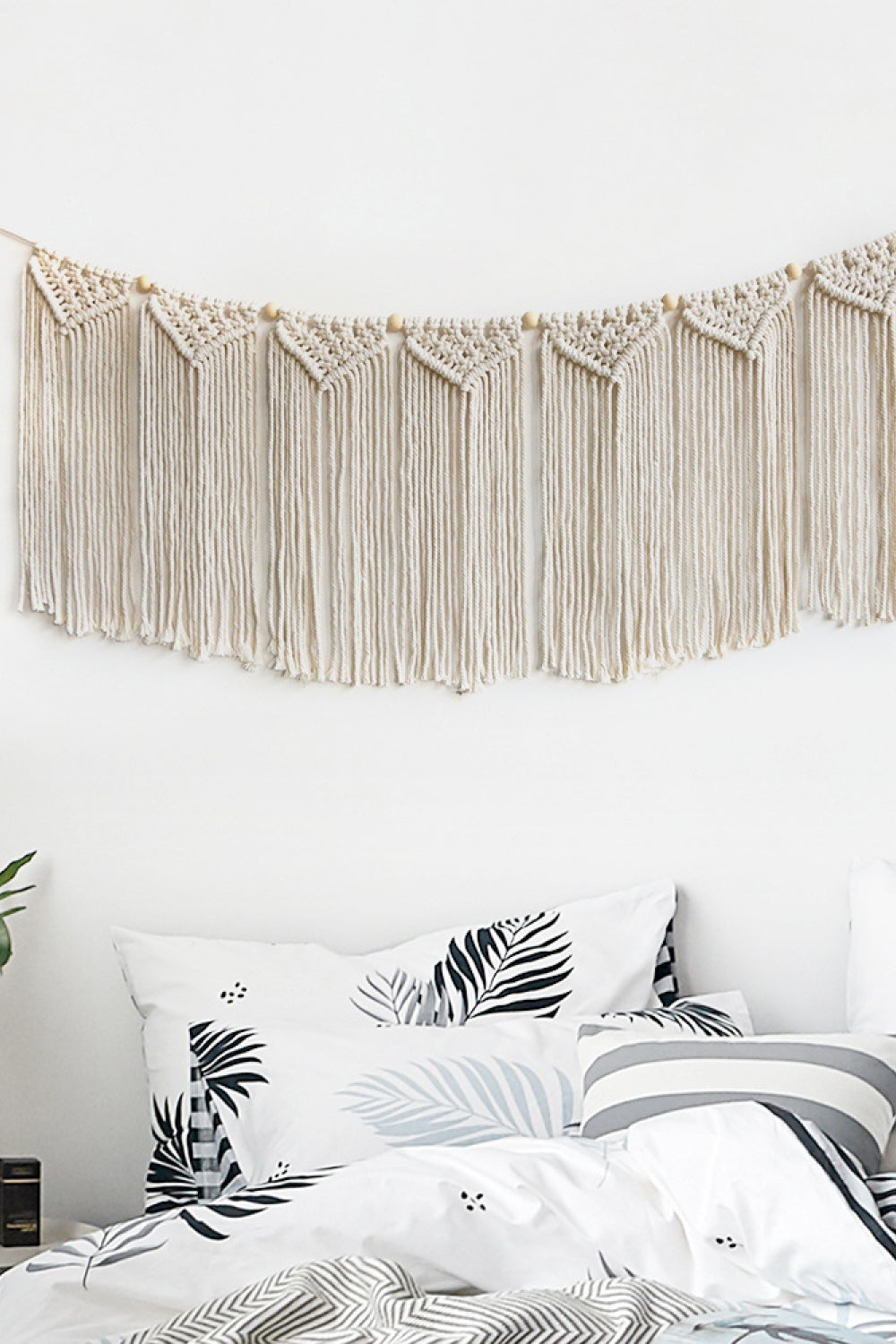 Fully Handmade Fringe Macrame Hanging Wall Piece - AllIn Computer