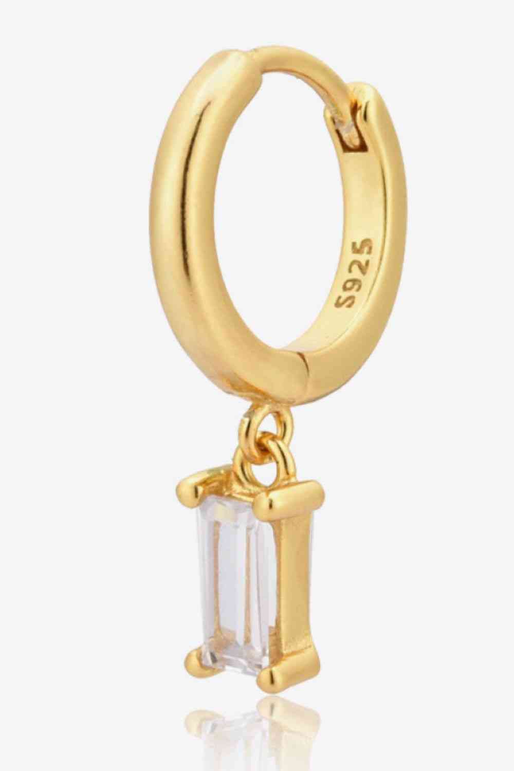 Zircon Huggie Drop Earrings - AllIn Computer