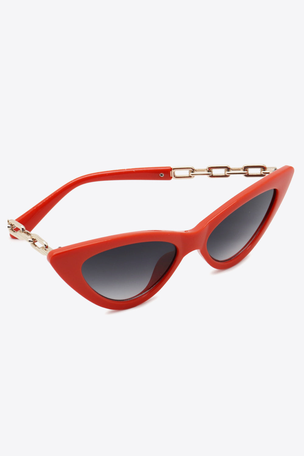 Chain Detail Cat-Eye Sunglasses - AllIn Computer