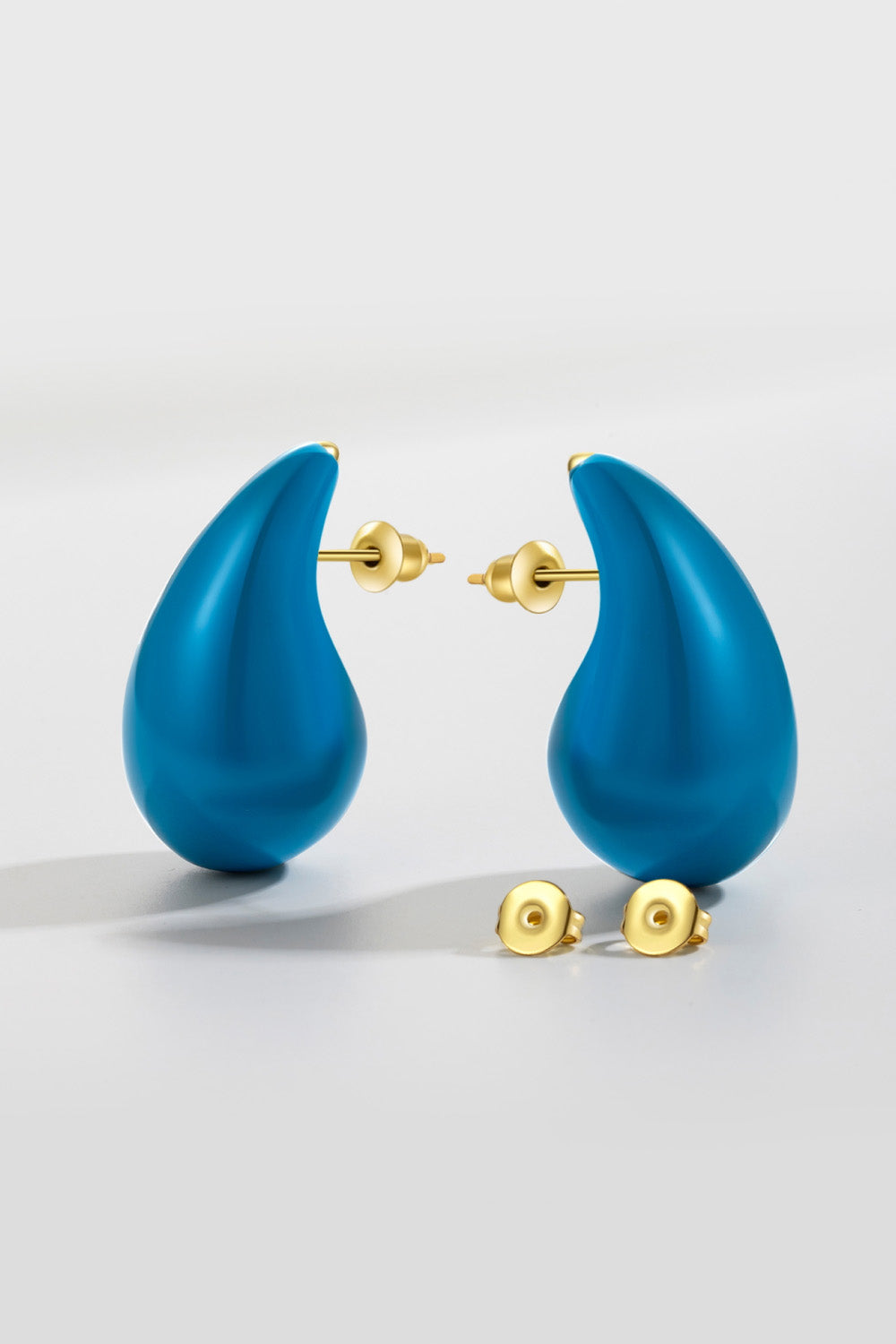 Large Size Water Drop Brass Earrings - AllIn Computer