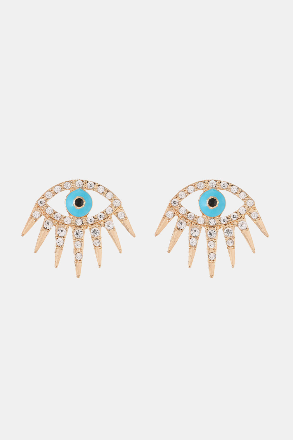 Evil Eye Rhinestone Dangle Earrings - AllIn Computer