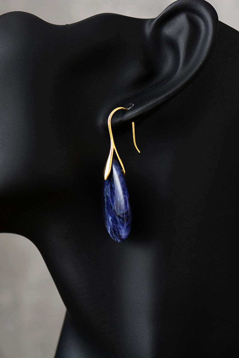 Natural Stone Teardrop Earrings - AllIn Computer