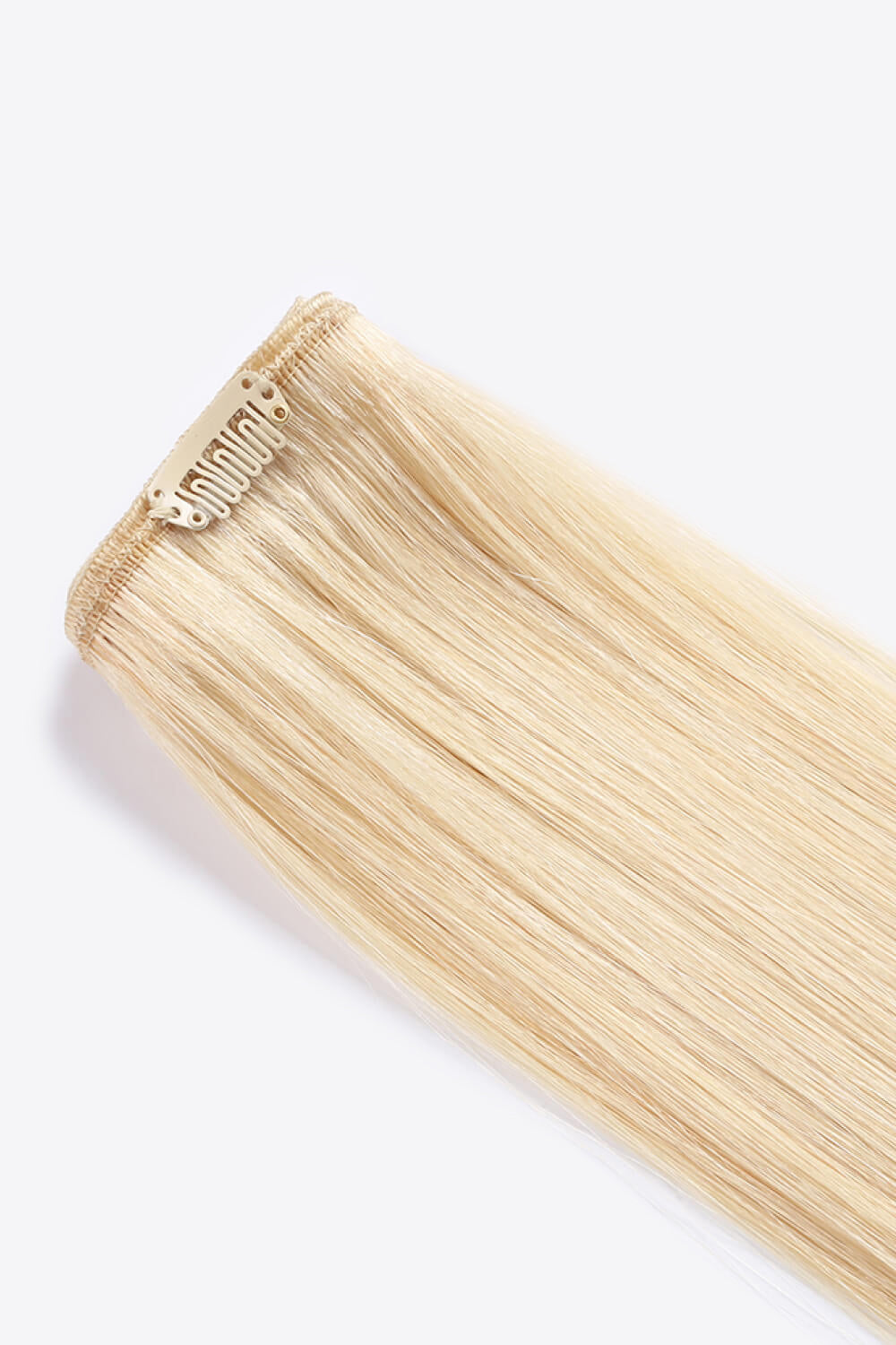 20" 120g Clip-in Hair Extensions Indian Human Hair in Blonde - AllIn Computer