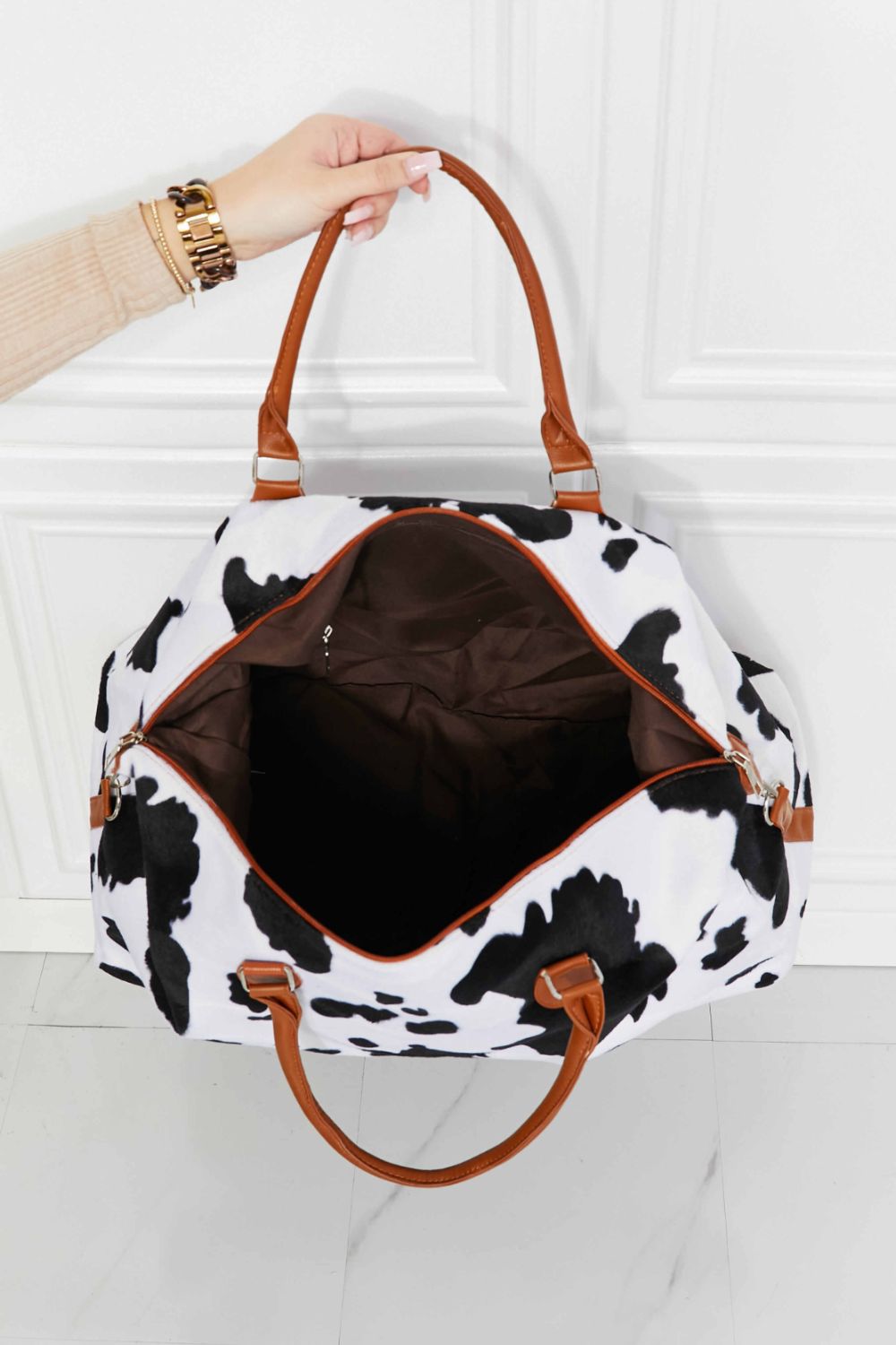 Animal Print Plush Weekender Bag - AllIn Computer